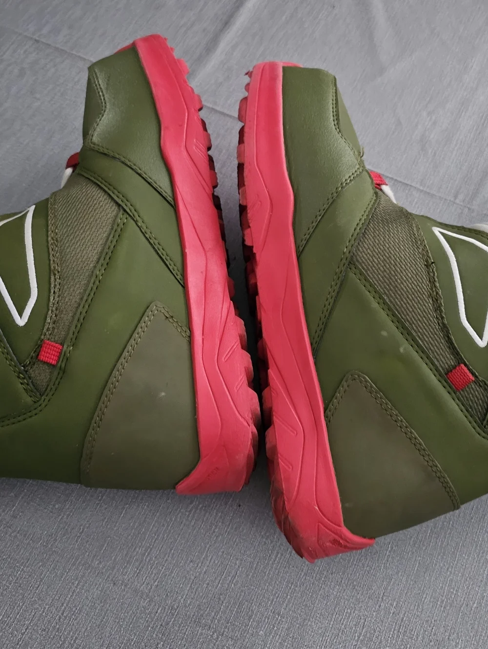 THIRTY TWO Light JP Walker Snowboard Boots Green Red Men's Size 10